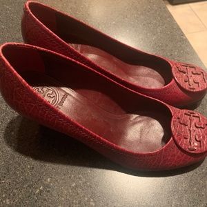 Tory Burch wedge pumps. Size 71/2.